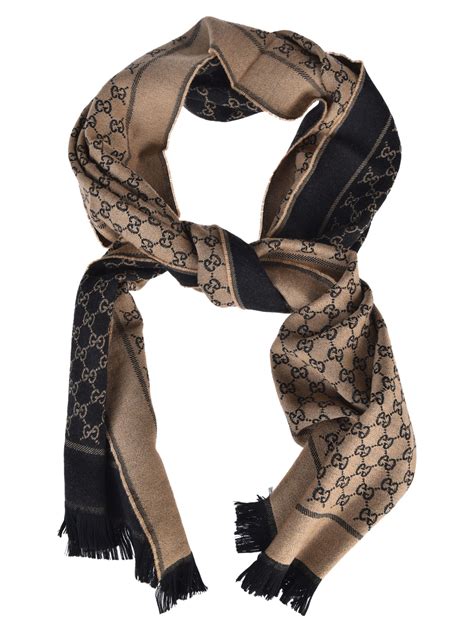 gucci stole pelo uomo|gucci scarves for men.